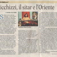 La Gazzetta – «Ricchizzi, il sitar e l'Oriente»